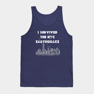 I Survived The Nyc Earthquake 2024 Tank Top